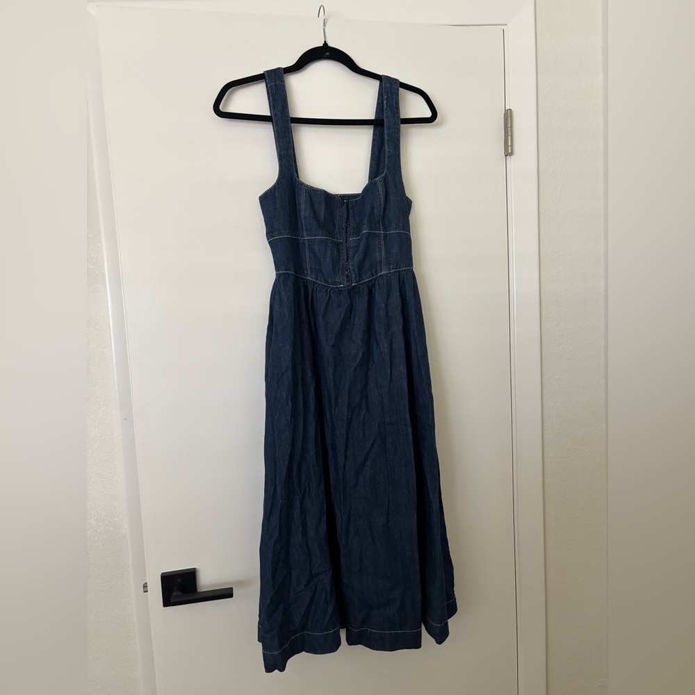 Reformation Denim Midi Dress